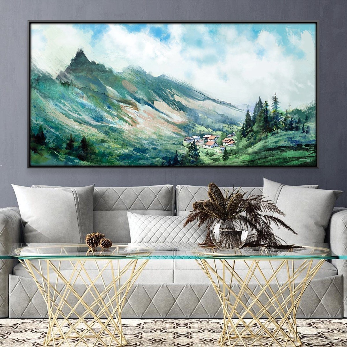 Verdant Valley Canvas
