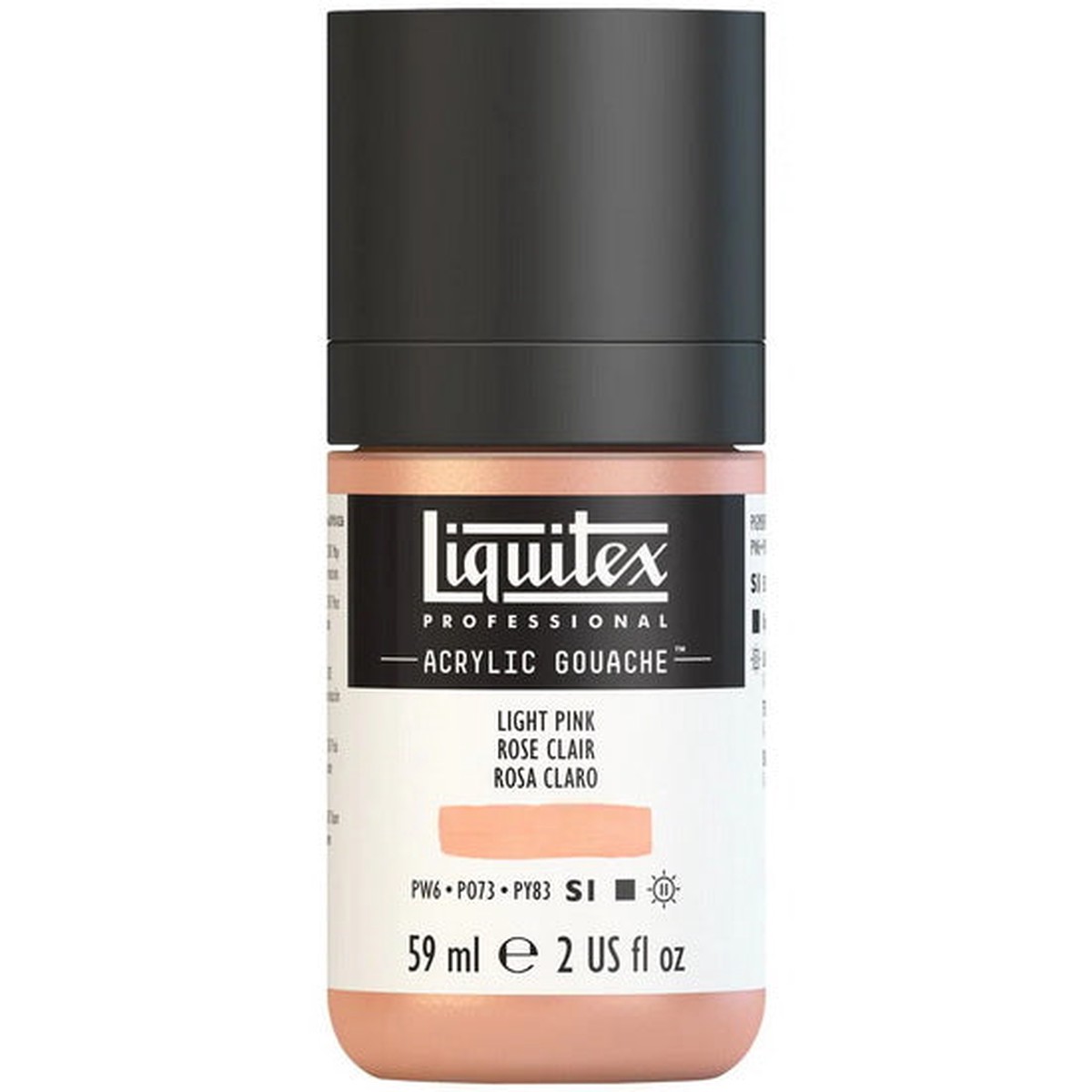 Acrylic gouache - 2oz - light portrait pink - s1