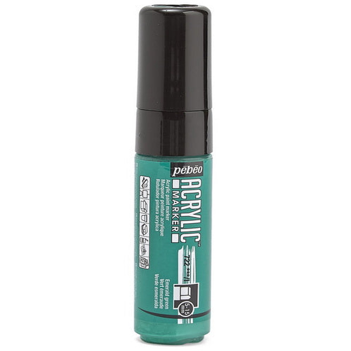 Acrylic marker - decomarker - 5-15mm - emerald green