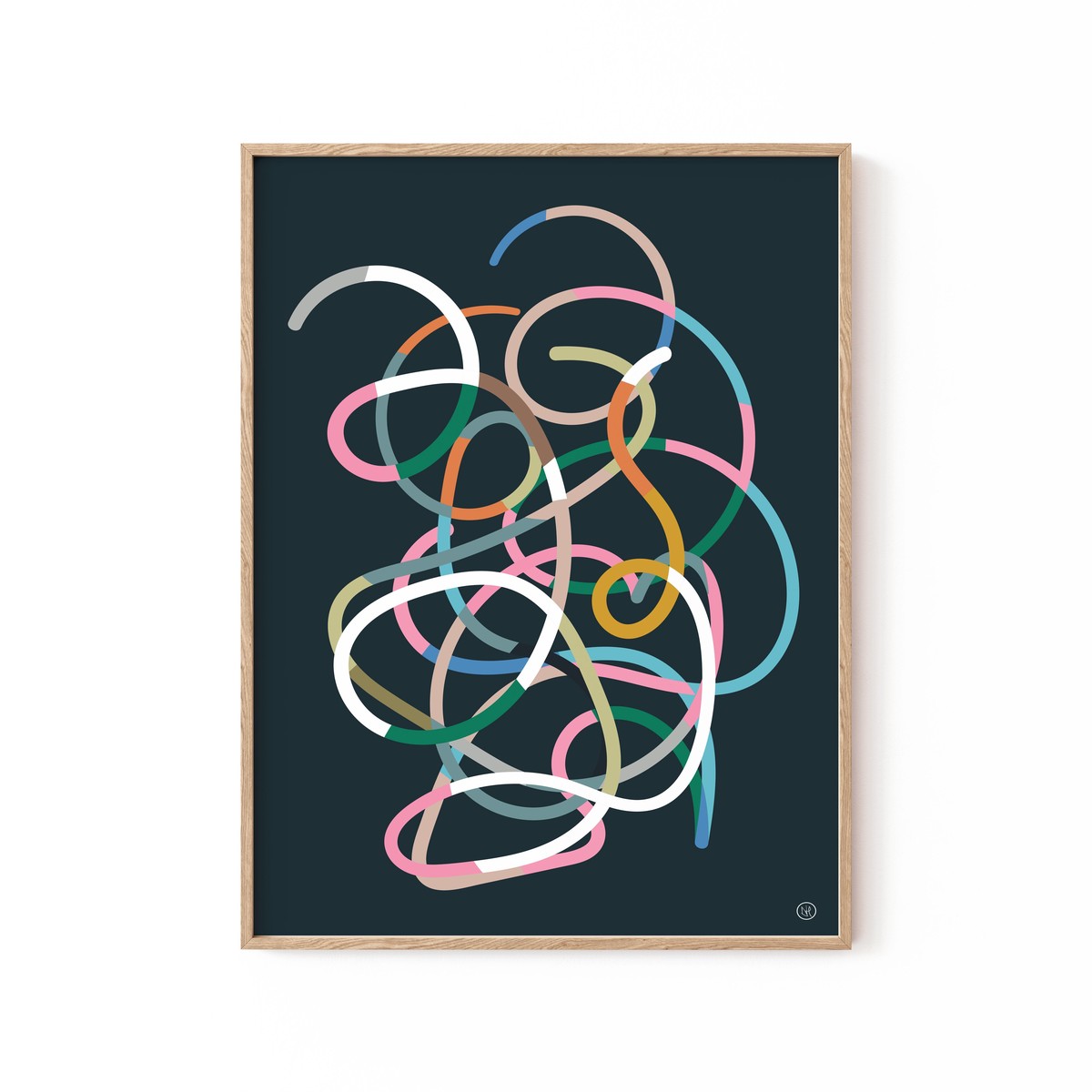 Color Lines, Abstract Art, Abstract Painting