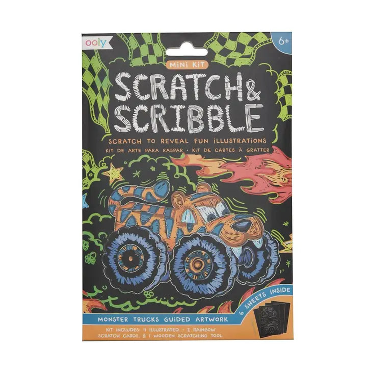 Monster Trucks Mini Scratch & Scribble