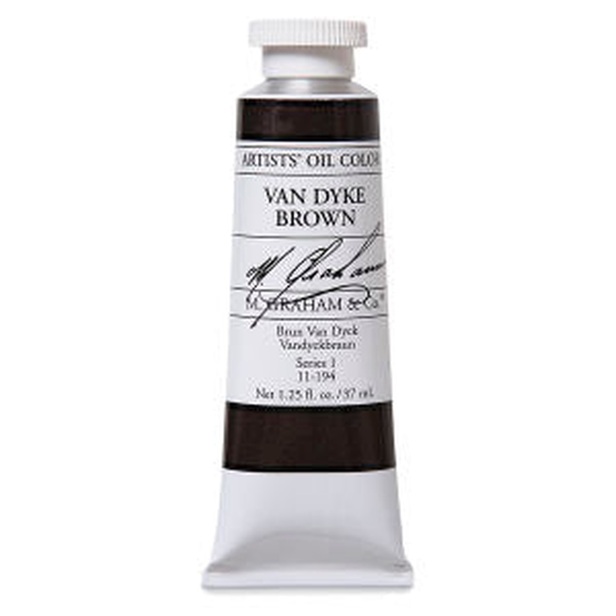 O Mg Van Dyke Brown Oil Paint 1.25Oz M Graham