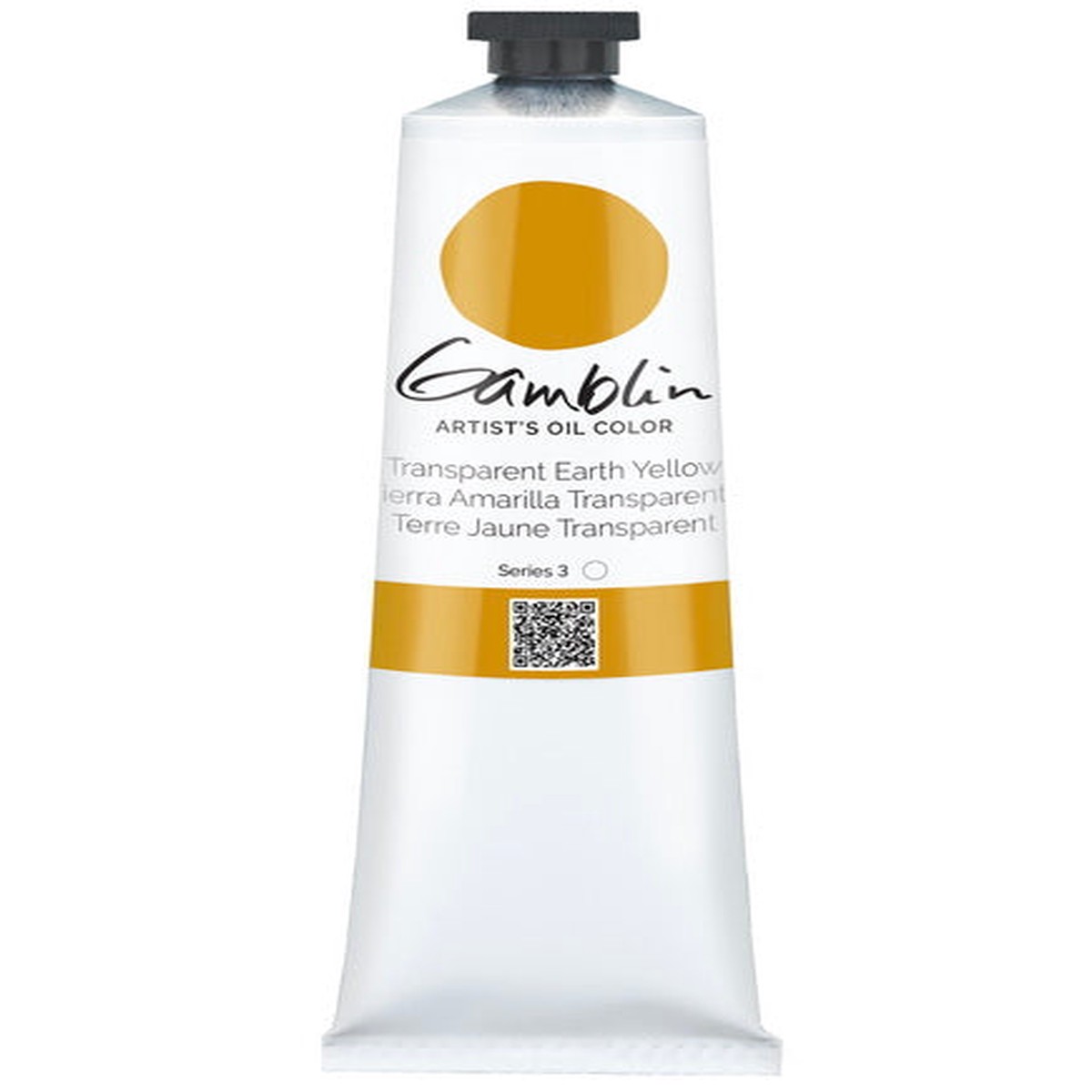 Oil Tube Transparent Earth Yellow - 150ml Series 3