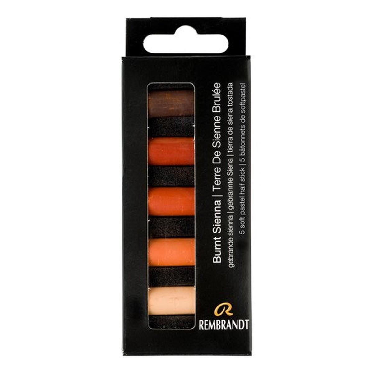 Soft Half Pastel Set Burnt Sienna (5)