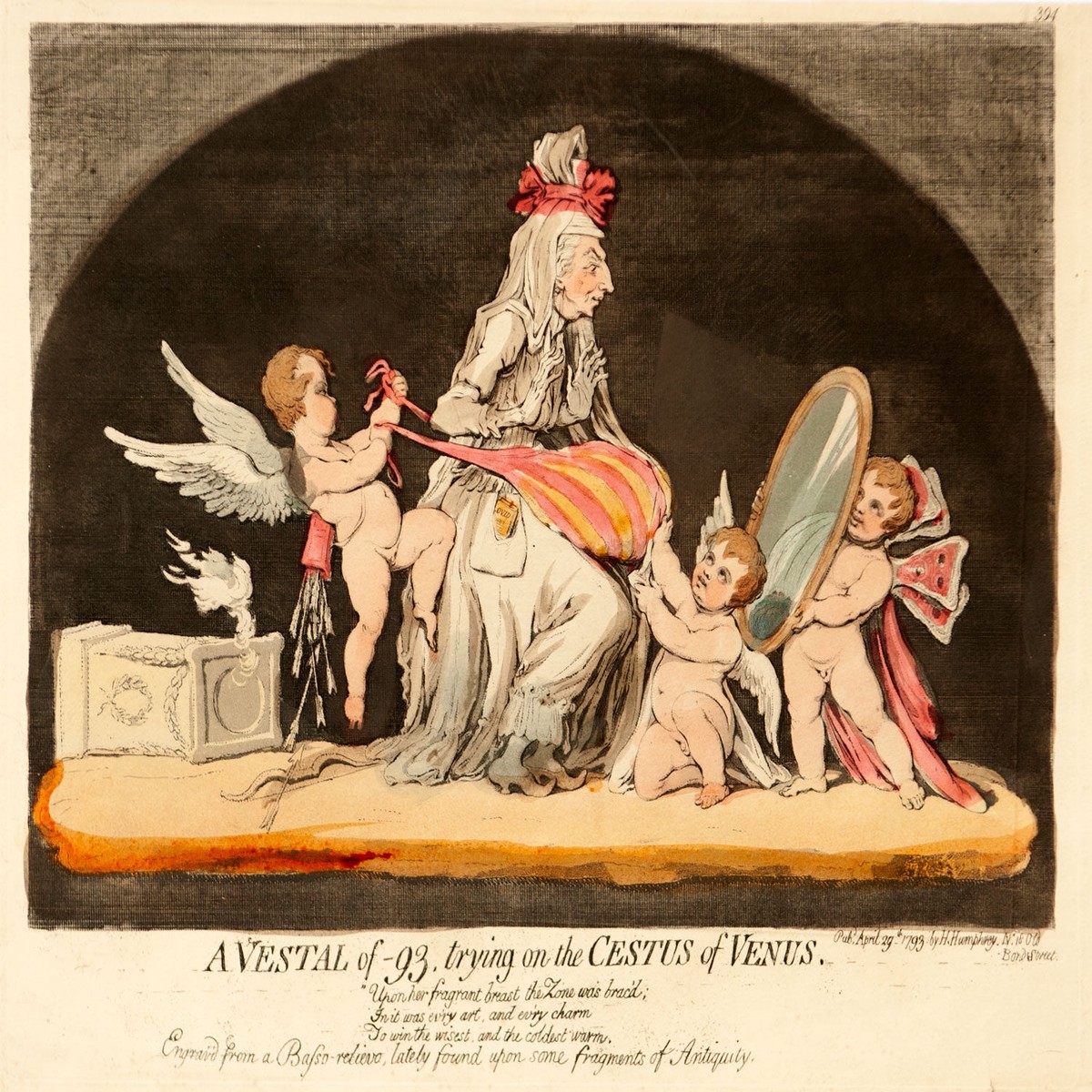 A Vestal of 93 - Trying on the Cestus of Venus