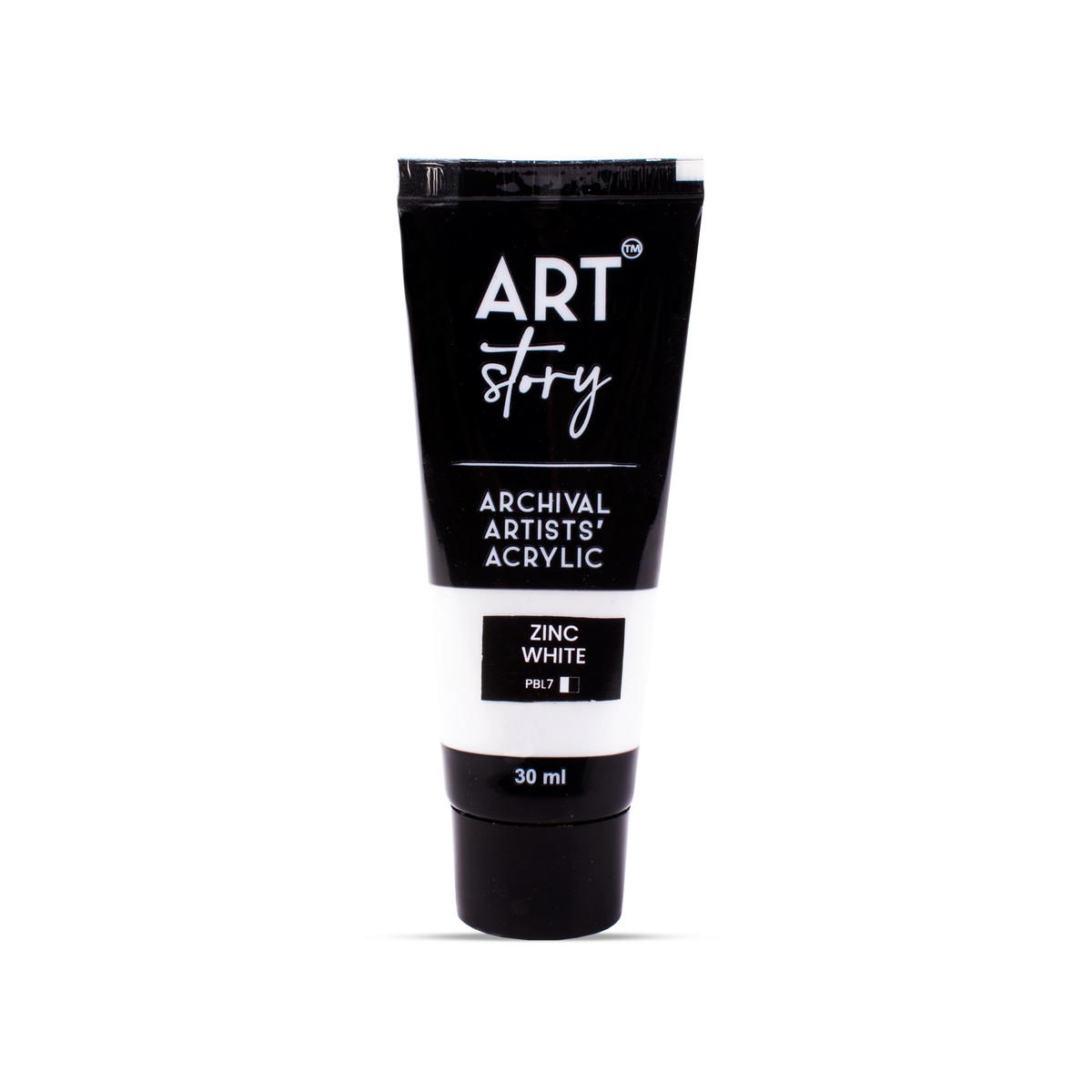 Artists Acrylic Colour Zinc White 30ml Tube