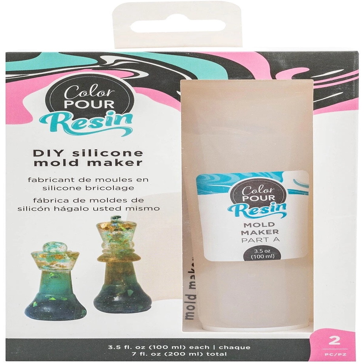 Color Pour Silicone Mold Maker
