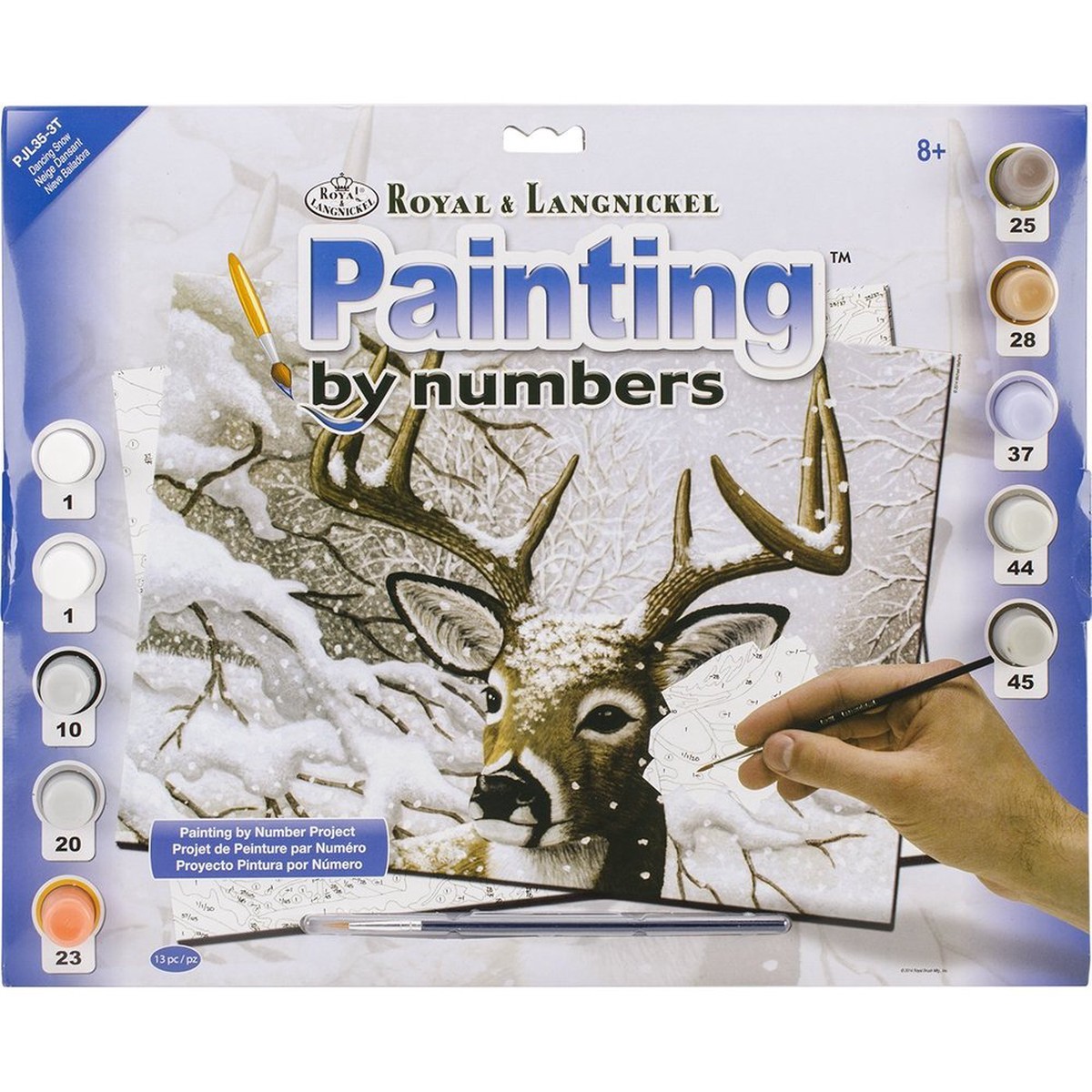 Dancing Snow Paint By Numbers