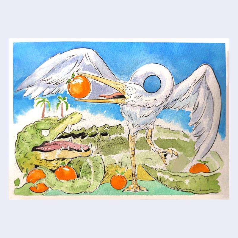 Fruits & Veggies Show 2025 - Dylan Griffin - "Oranges, Alligator and Crane"