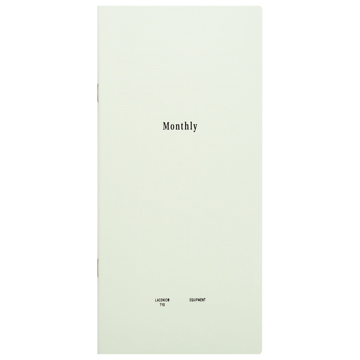 Laconic Style Notebook: Monthly