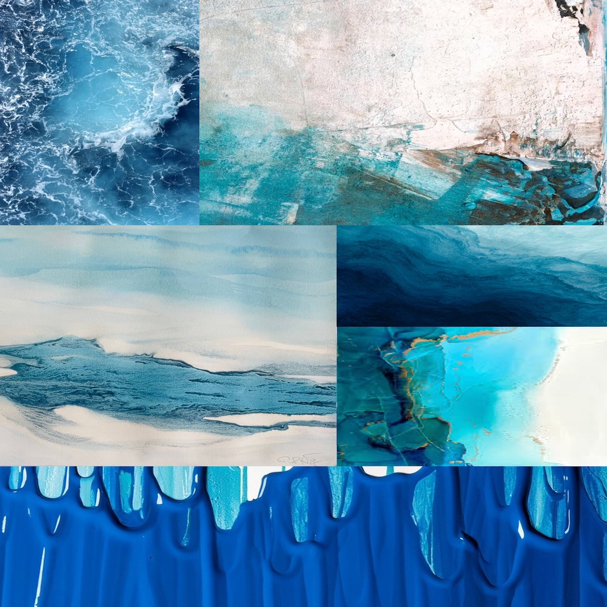 Paint Like the Ocean: Colour, Movement & Depth with Amsterdam Acrylics