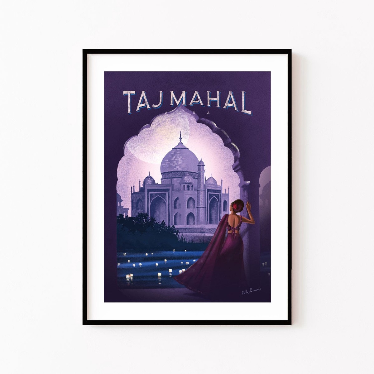 TAJ Delhi, India Travel Posters