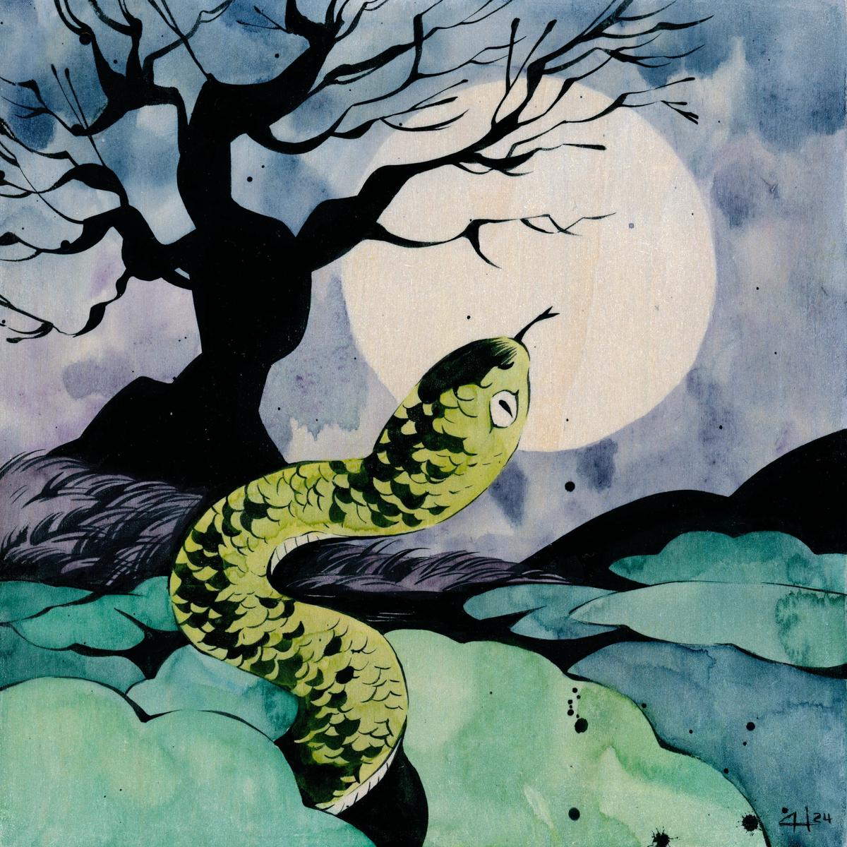 Year of the Snake 2025 - Cleonique Hilsaca - "Moonlit"