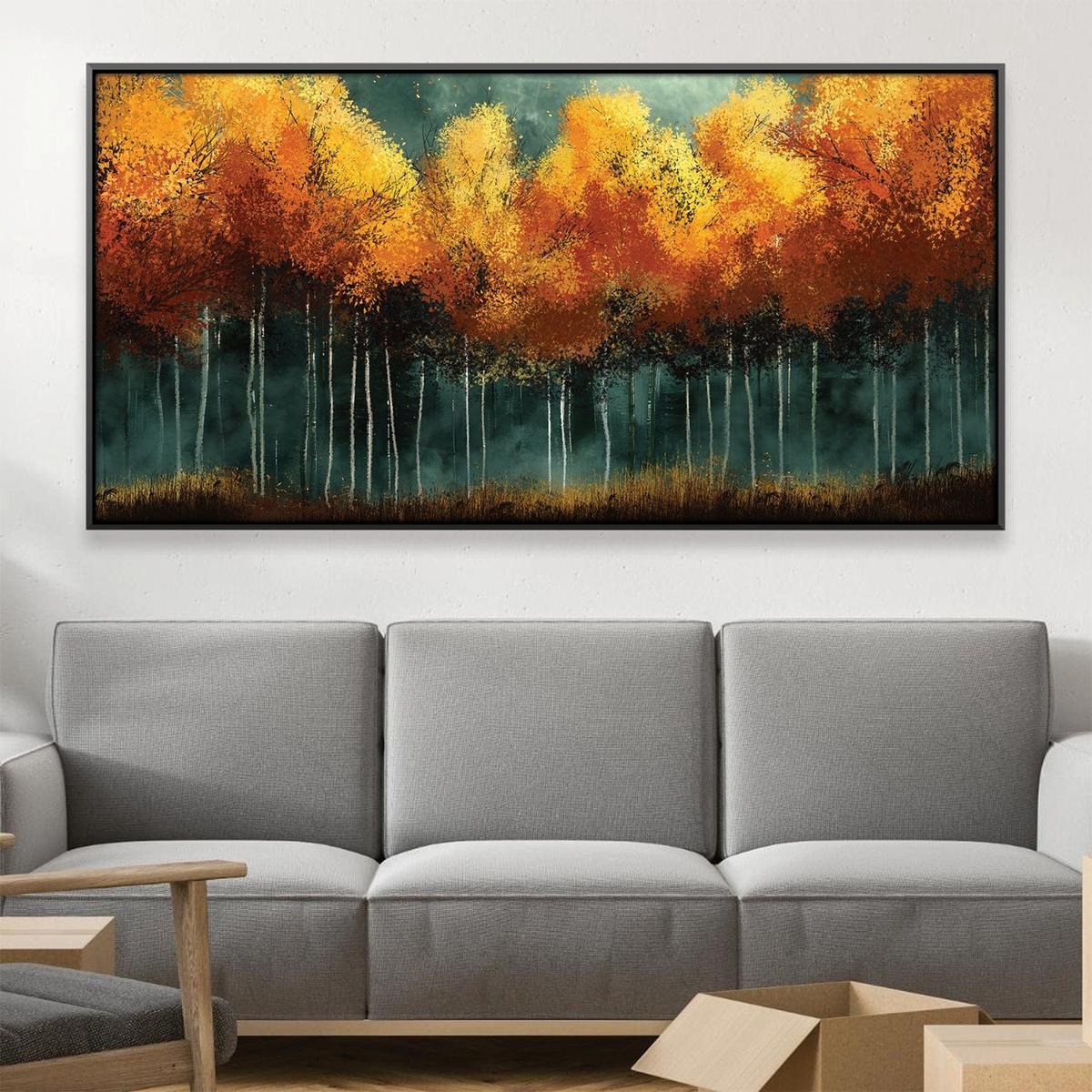 Amber Veil Canvas