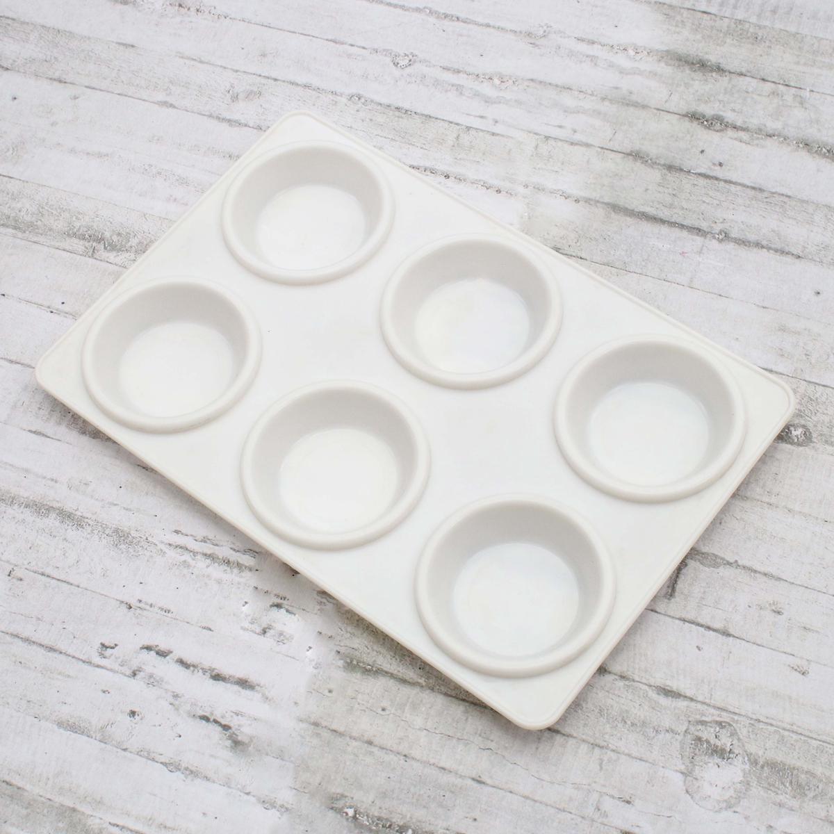 Artists Plastic Palette 9Inch X 5.9Inch 6 Well 1Pc