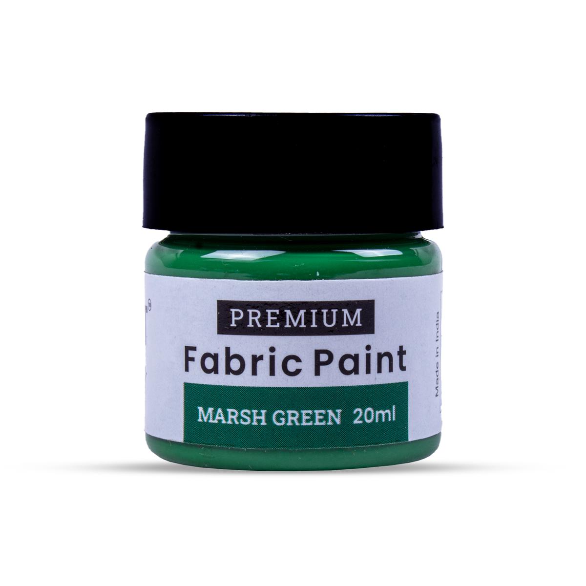 Premium Fabric Paint Marsh Green 20ml Bottle
