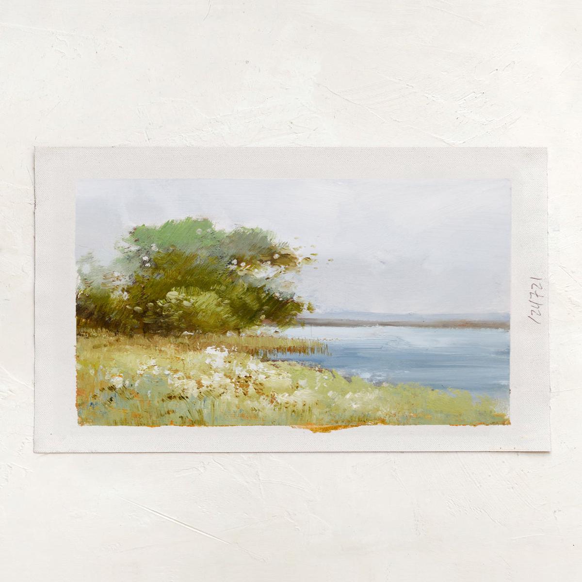 ‘Out On The Lake’ Oil Painting