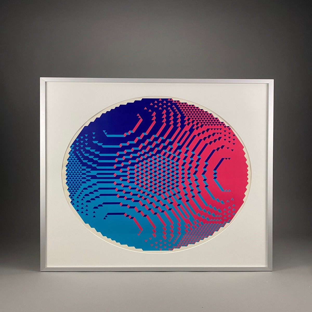 1968 “Cubic Cosmic City” Lithograph by Jan Slothouber & Willem Graatsma
