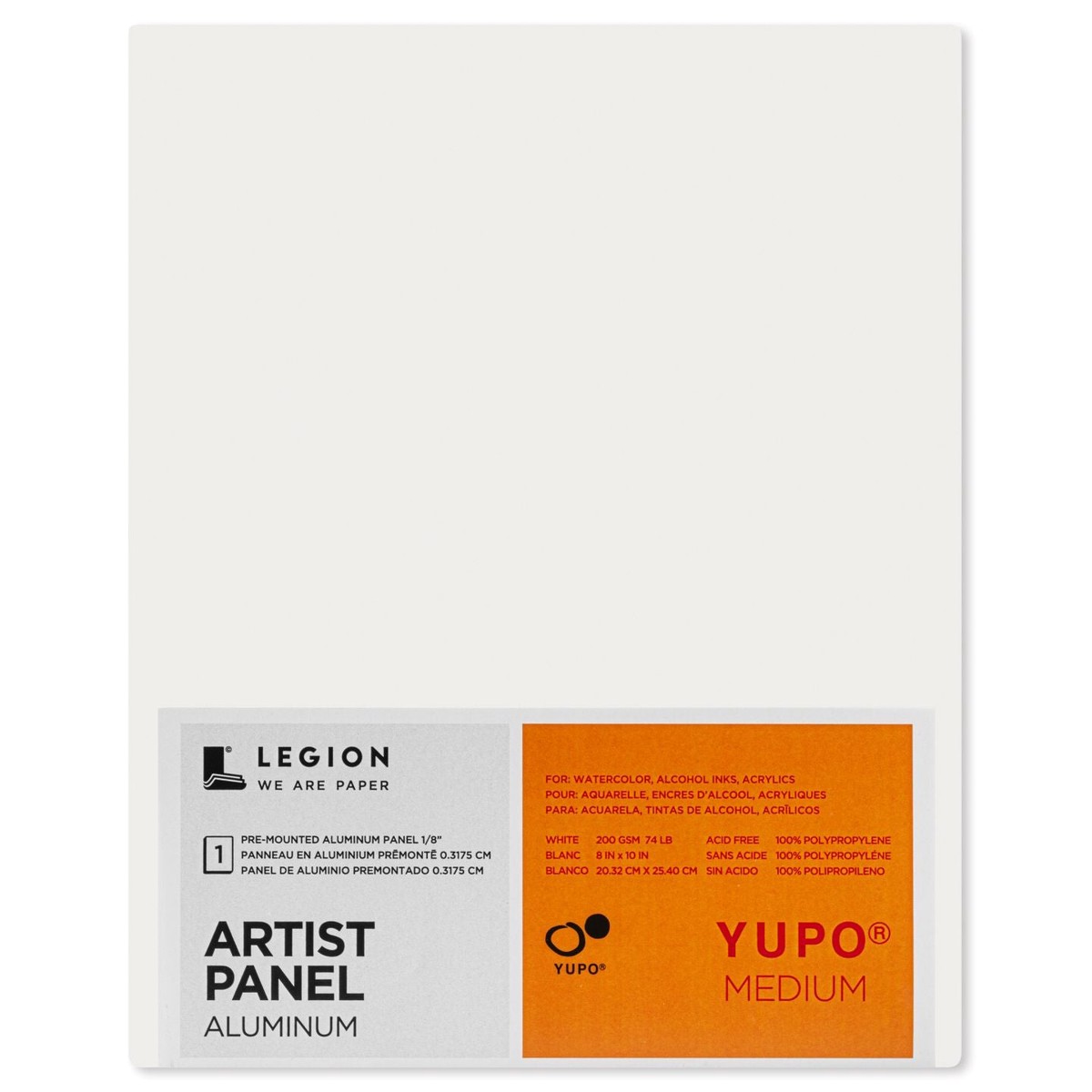 Yupo Aluminum Artist Panels 8″ x 10″