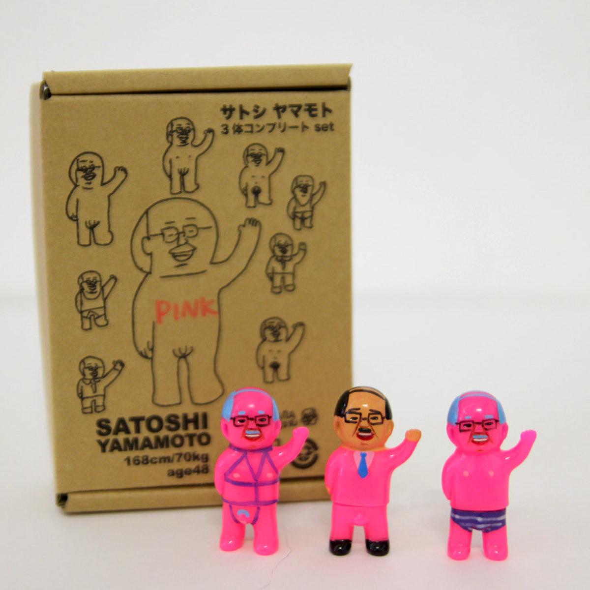 Yukinori Dehara – Satoshi Tiny Figure Set of 3 (Pink)