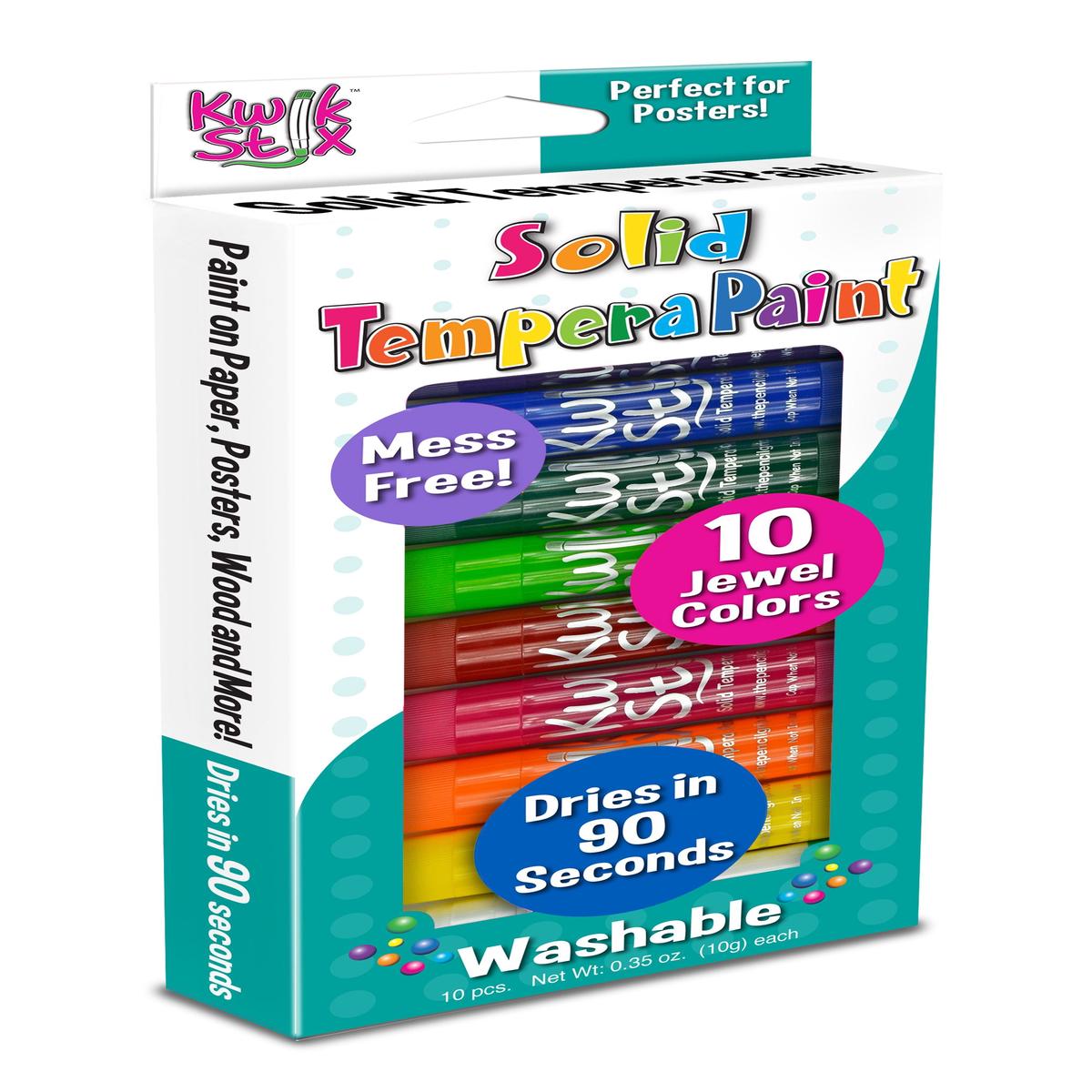 10 Jewel Colors Kwik Stix