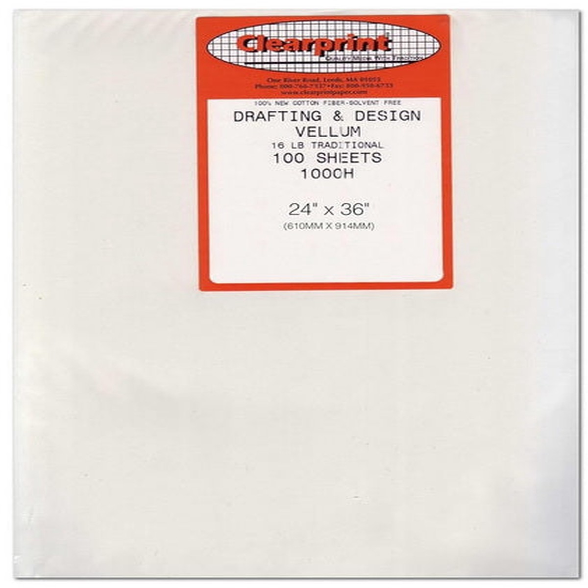 1000H Vellum Paper – 24X36IN