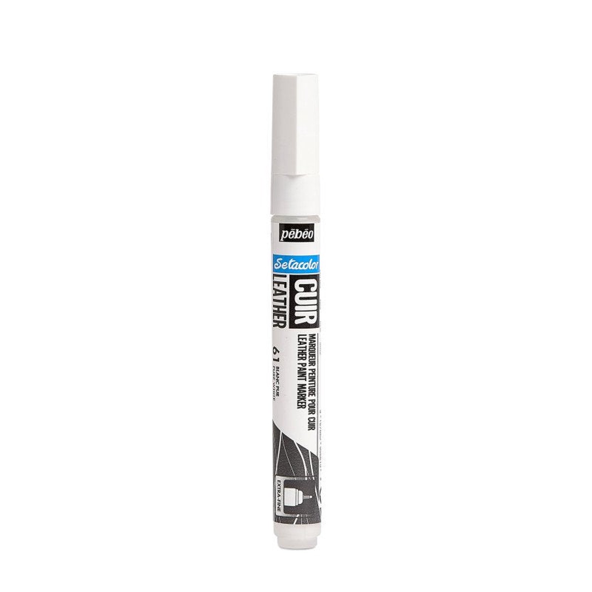 – SETACOLOR LEATHER MARKER PURE WHITE