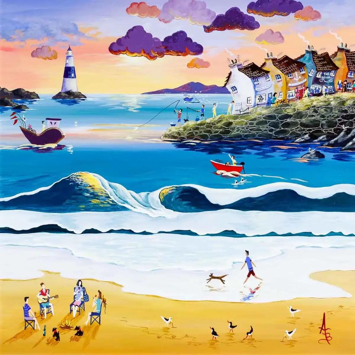 Music By The Waves - Original - SOLD