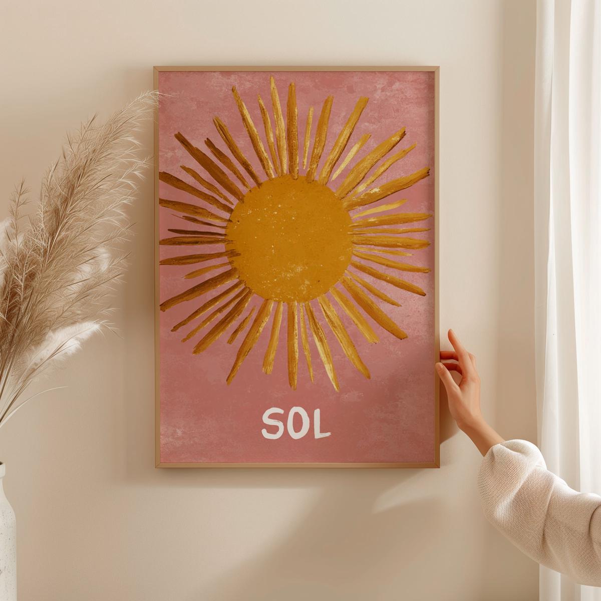Sol Abstract Wall Art Print