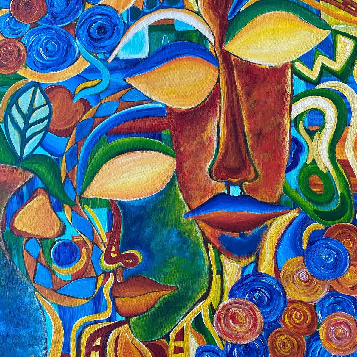 "When I Think About You" by Dawn Siler, Acrylic  on Canvas