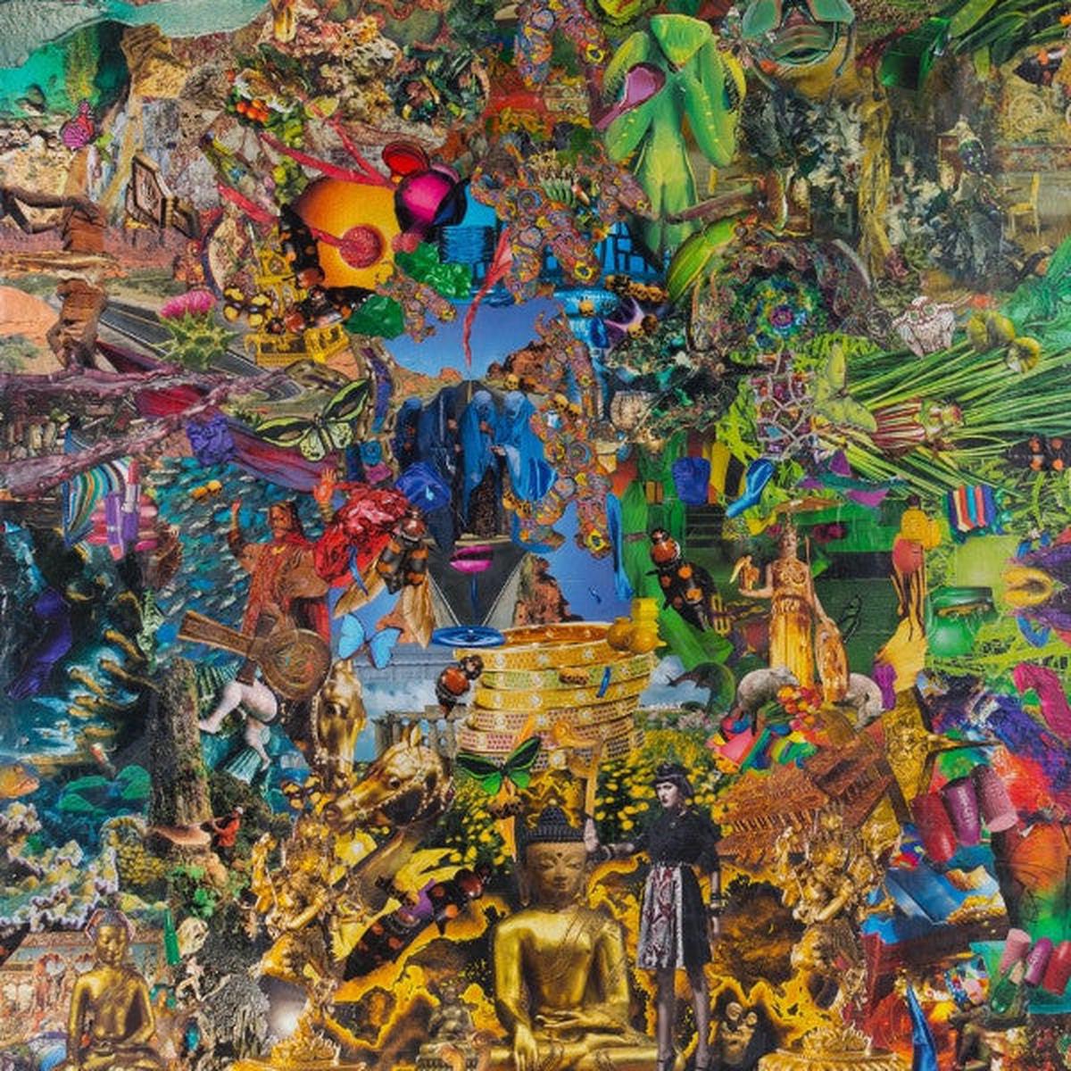 Silent Prayer by Thomas Elanore, Mixed Media on Wood
