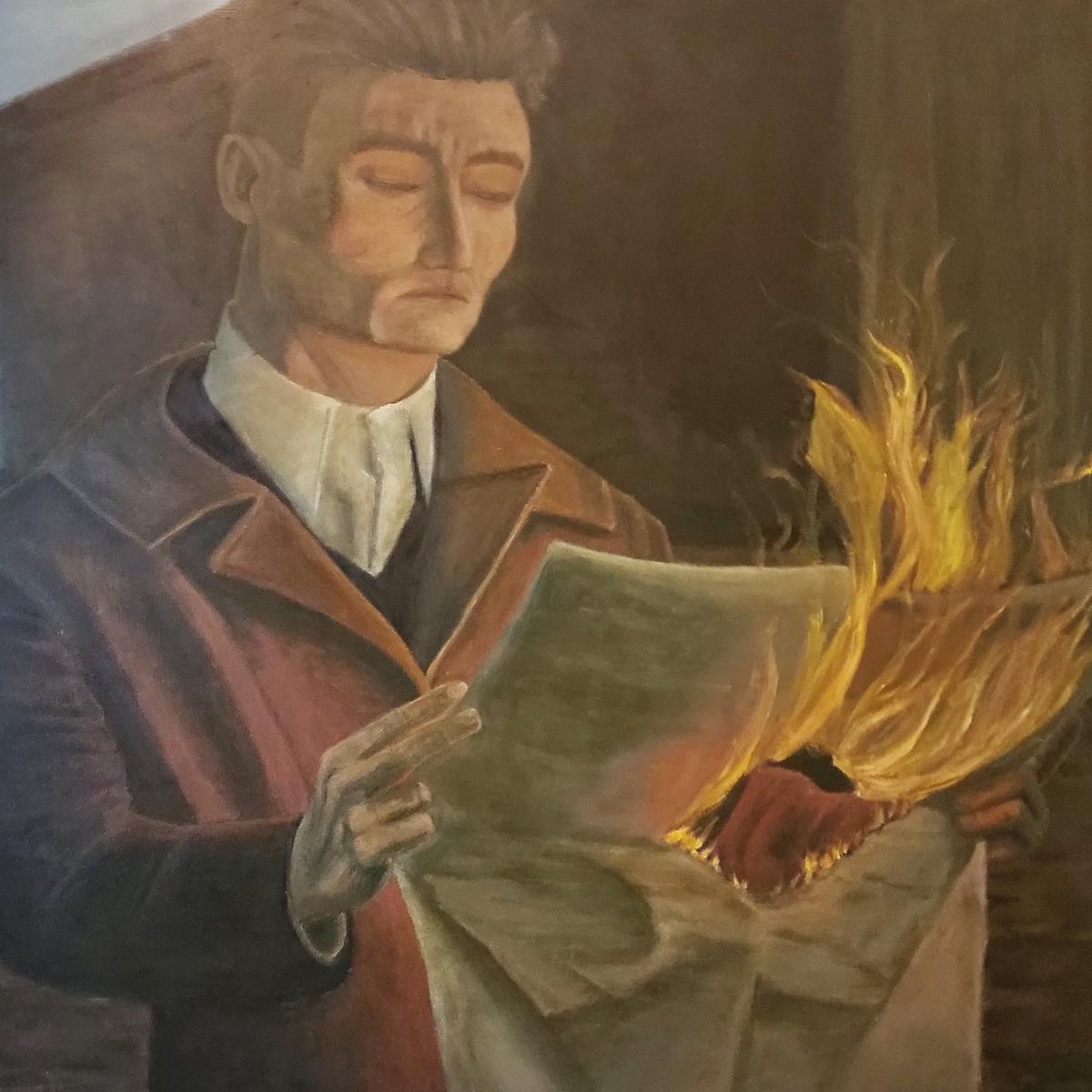 "Media" by Nino, Oils on Canvas