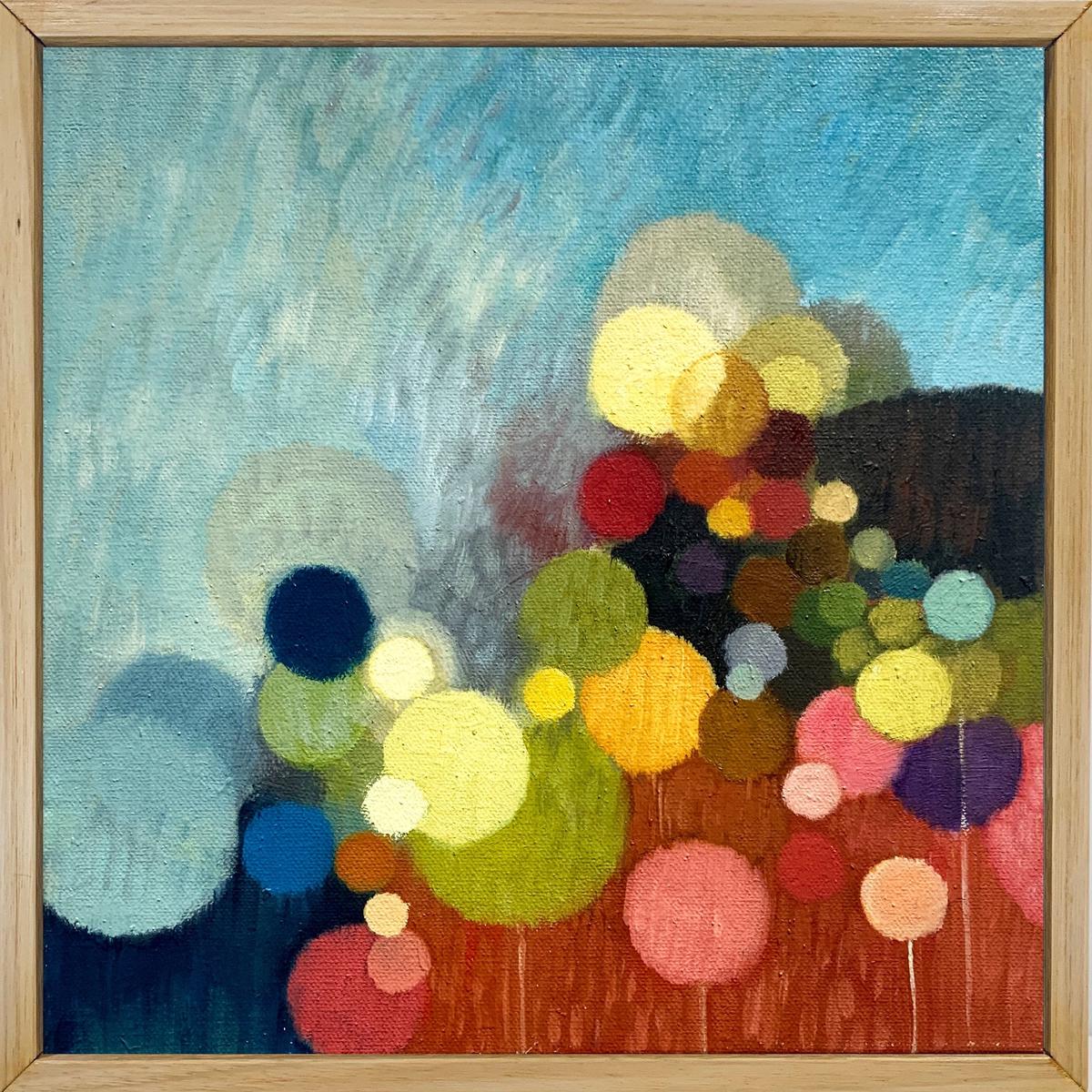 “Azure Island Rhythm” by Louise Isackson, Oil on Canvas