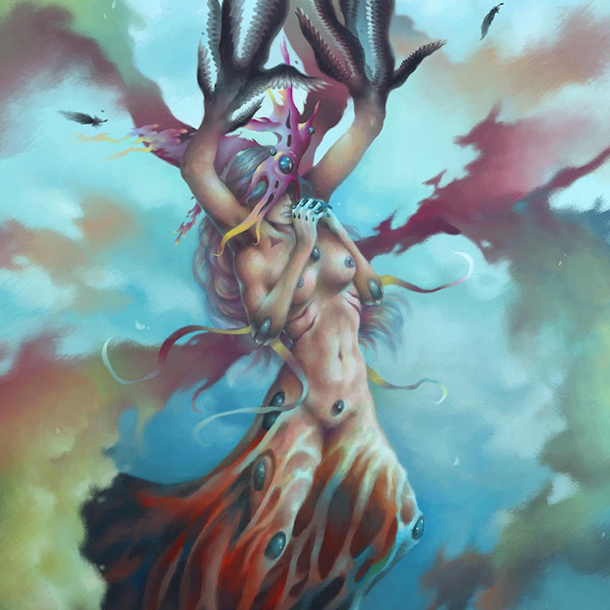 “Archangel of Hurricanes” By Jesus Contreras, Digital Art