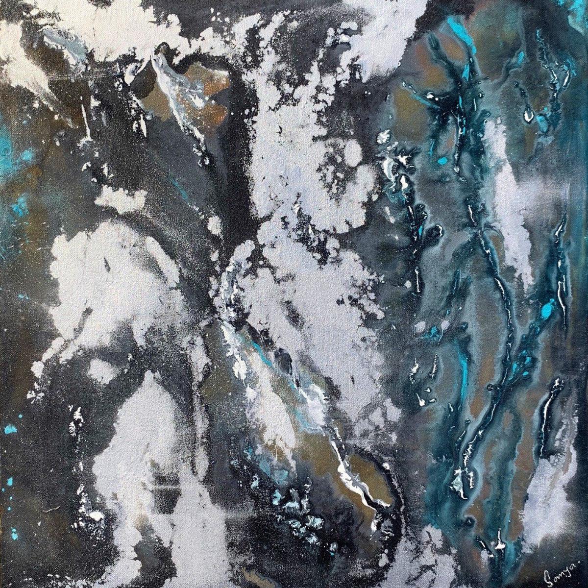 “Amnesty” By Sanya Sangal, Acrylic on Canvas