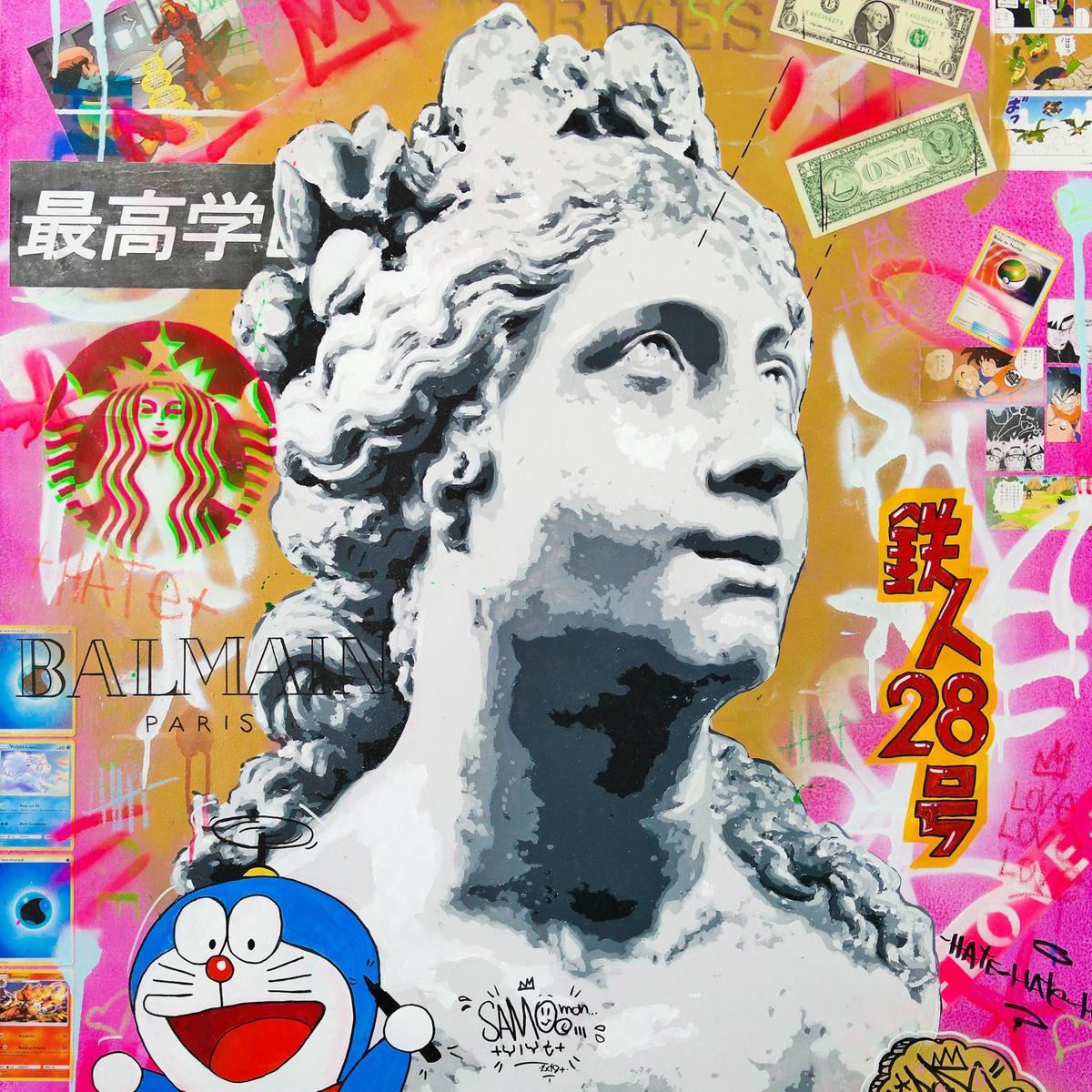 “Blessded Soul” By Gabriel Bod, Mixed Media on Canvas