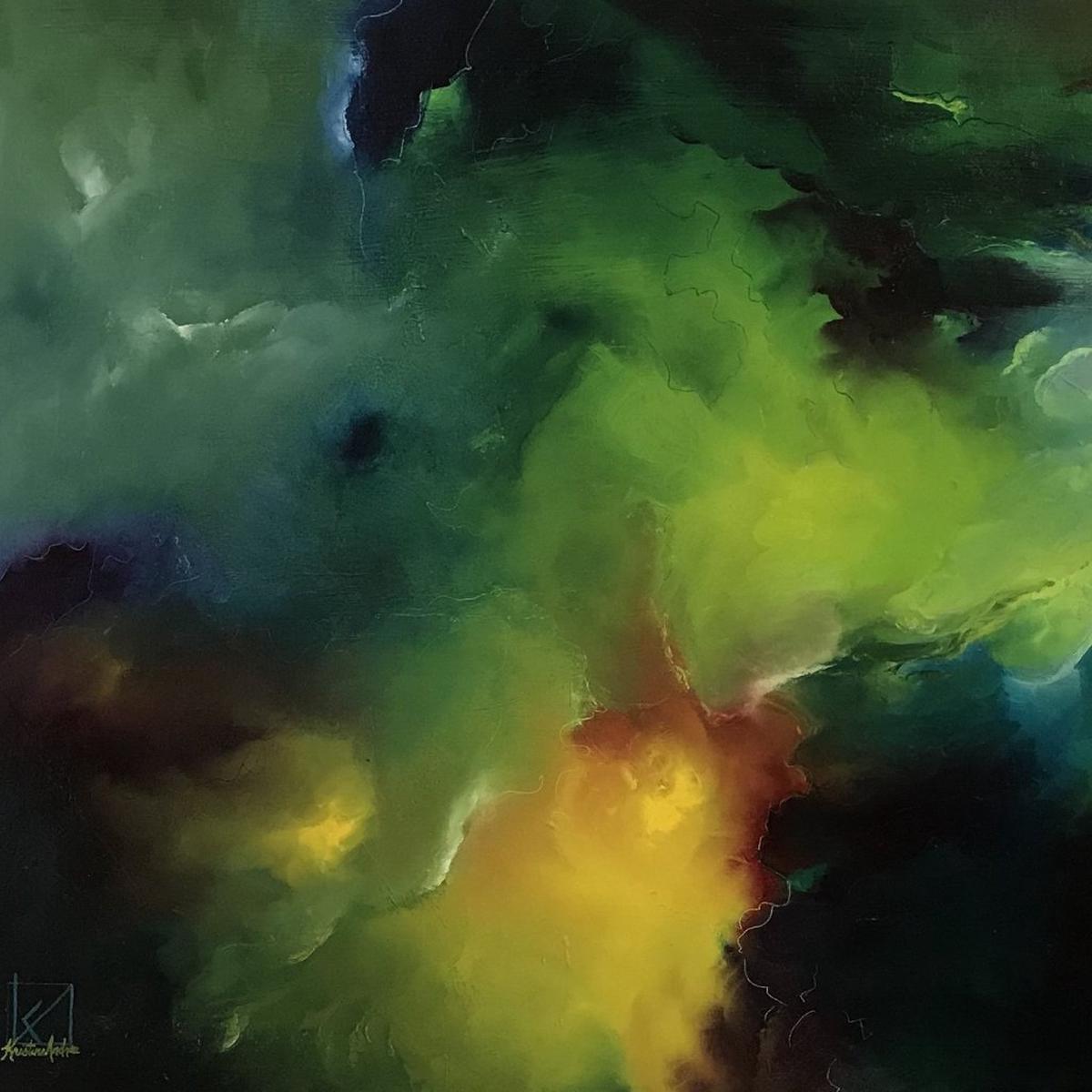 “Earth Angel” by Kristine Andrea Morrow, Oil on Canvas