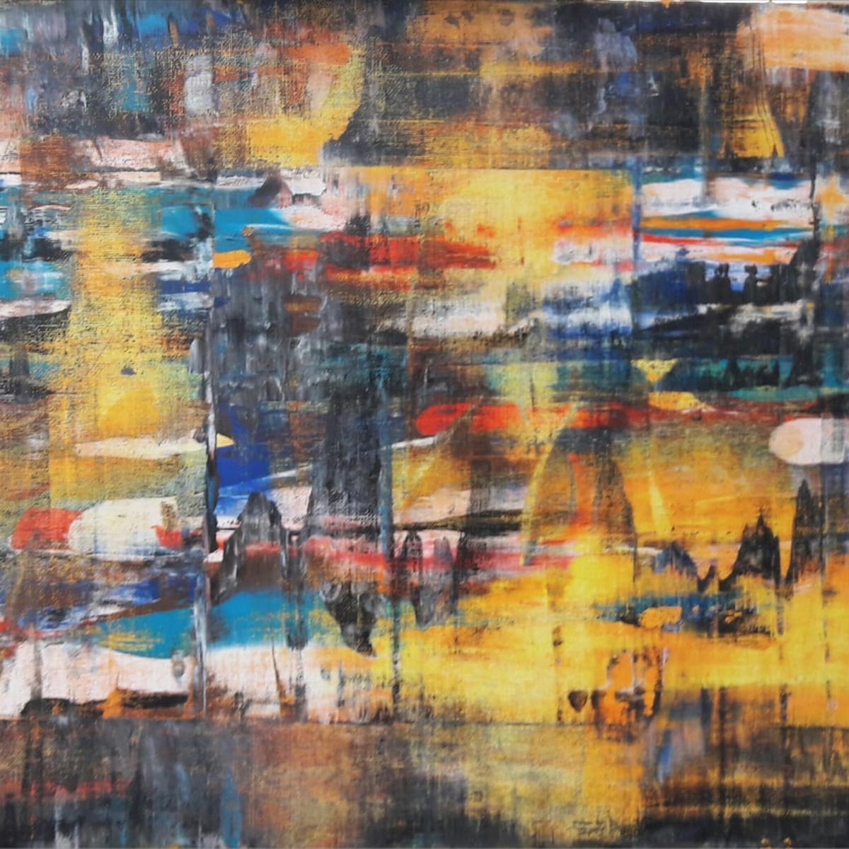 “Desert” By Monika Kovatsch, Acrylic On Canvas