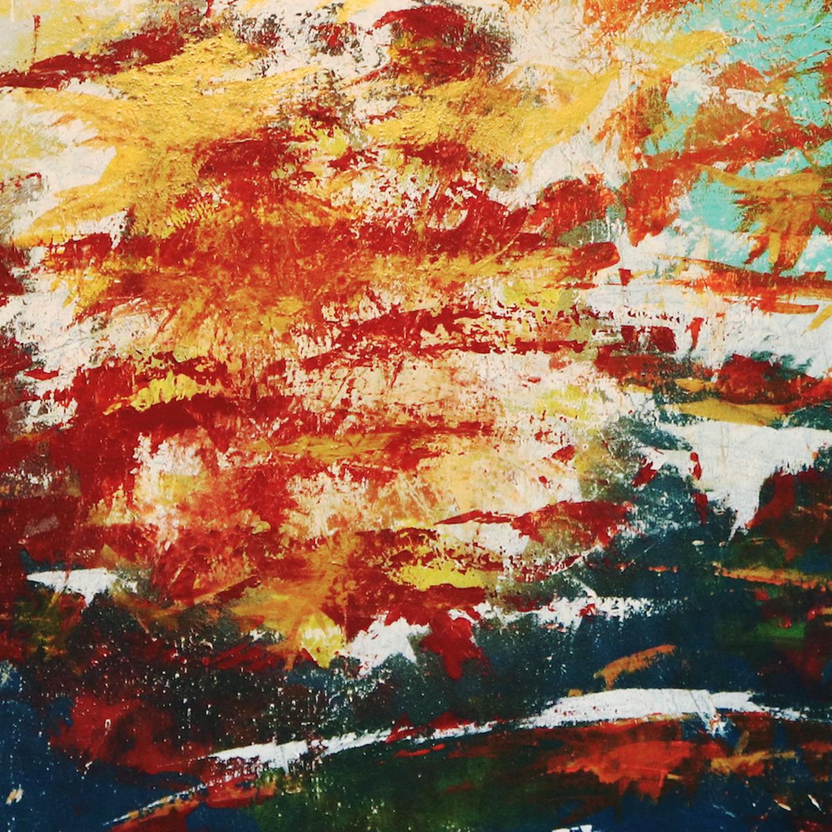 “Four Seasons” By Jasmine Saidi, Acrylic on Canvas