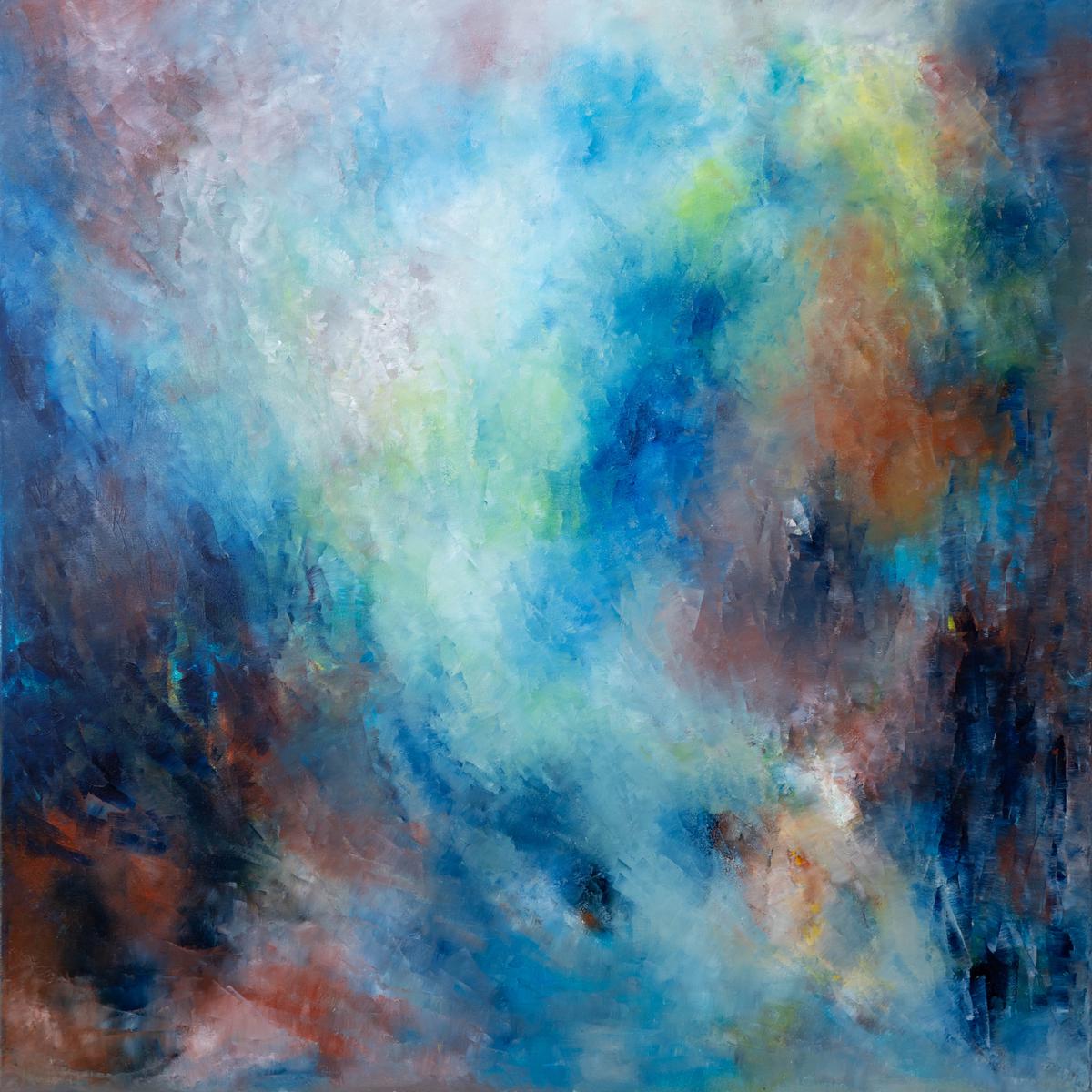 “Autumn Twilight” by Veronika Kyrychenko, Oil on Canvas