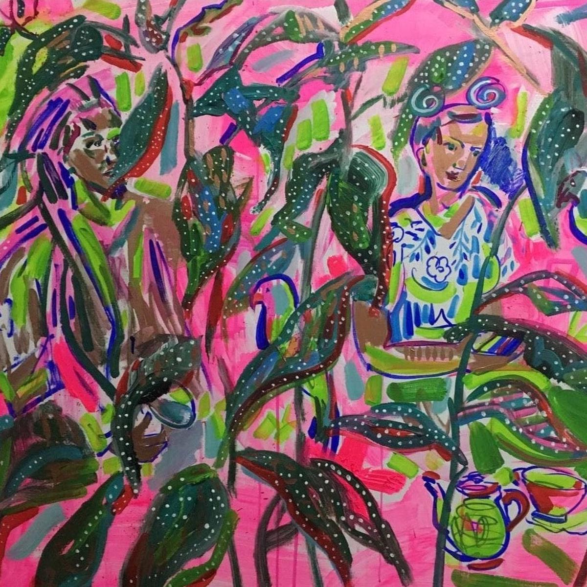 “Caribbean Islands” by Anna Gnidkovskaya, Acrylic and Oils on Canvas
