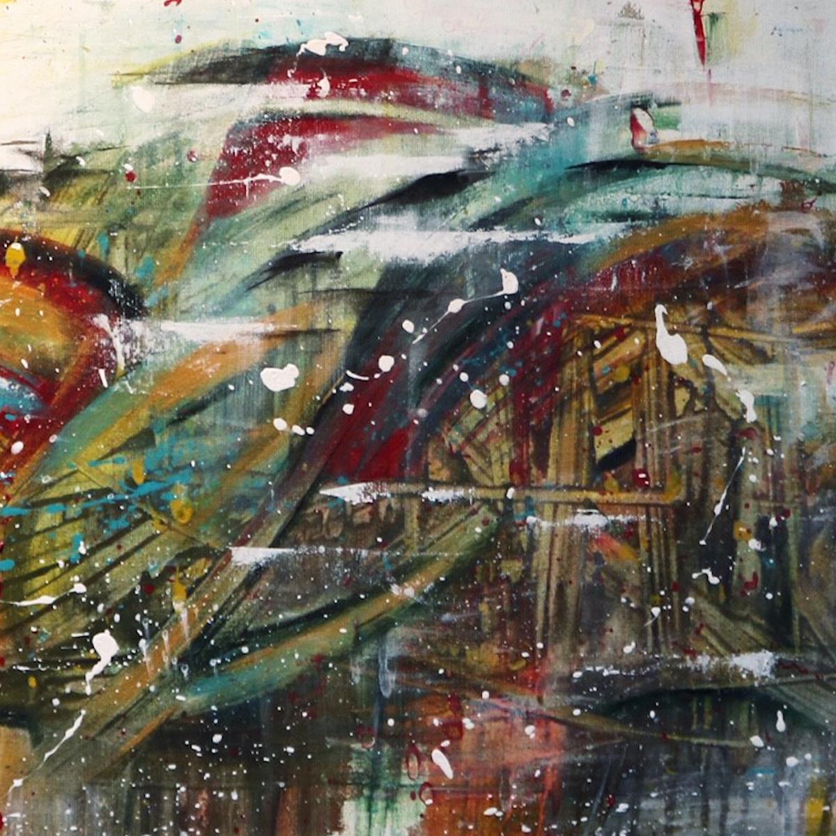 “Flight” By  Jasmine Saidi, Acrylic on Canvas