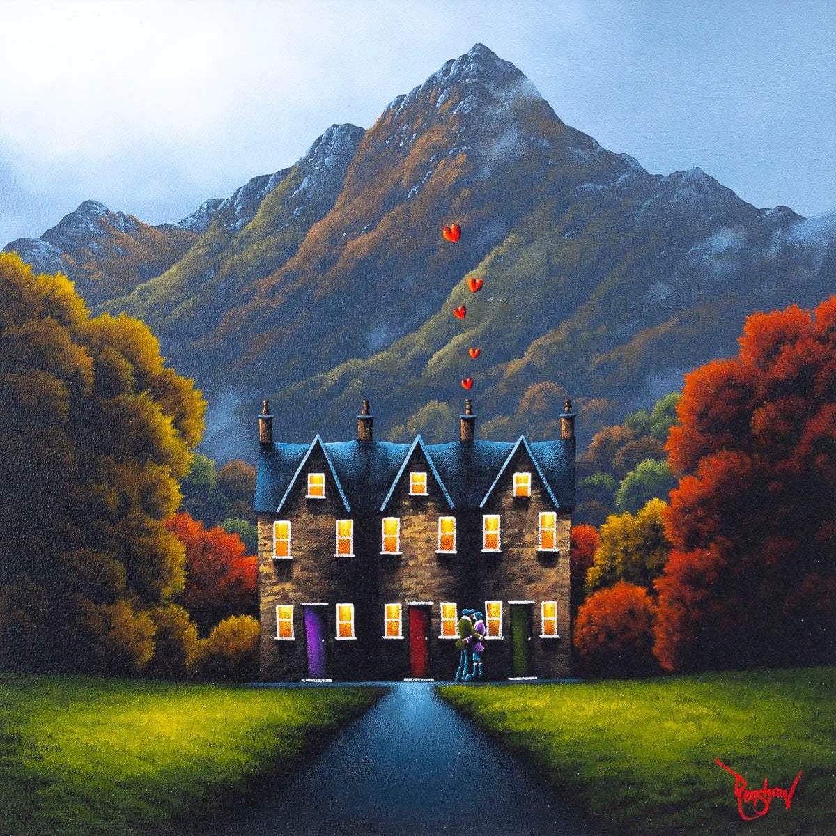 A Home Bursting With Love – Original – SOLD