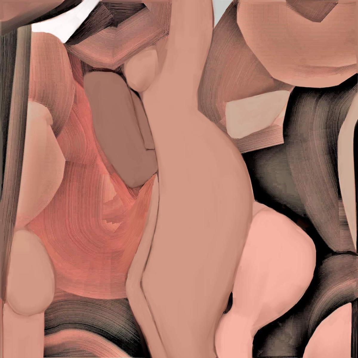 “Bathhouse” by Gordon Reed, Digital Art on Canvas