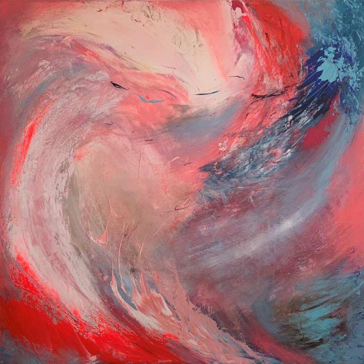 “Crazy Little Thing Called Love IV” by Georgina Mortreux, Acrylic on Canvas