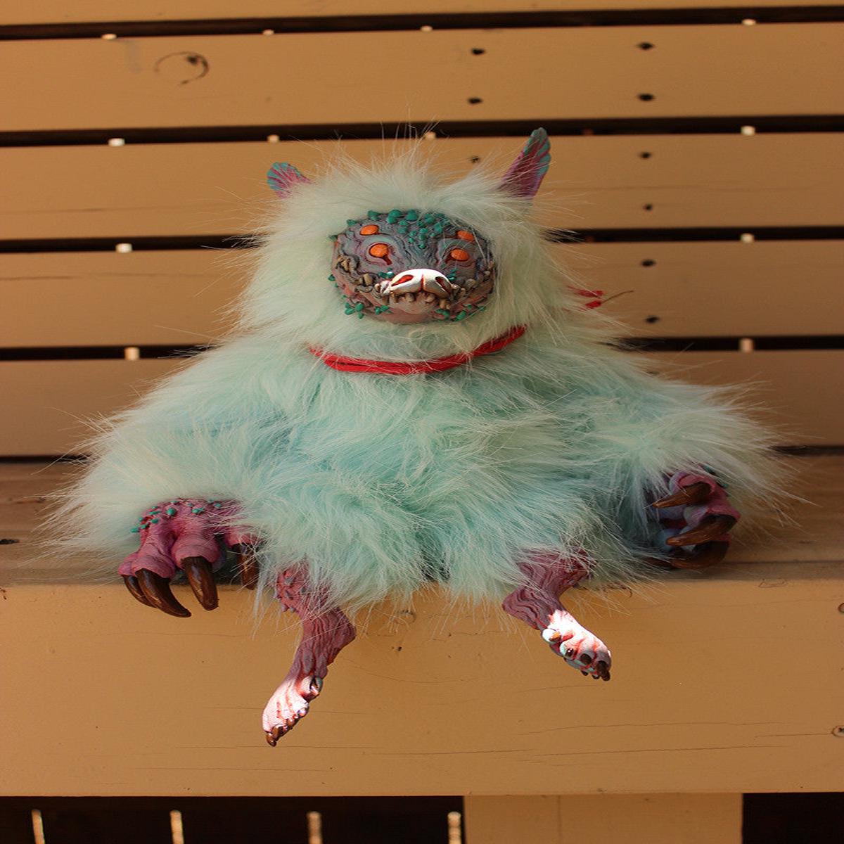 GODELVA THE GROGODILE- OOAK HAND MADE ART DOLL- RESERVED LISTING